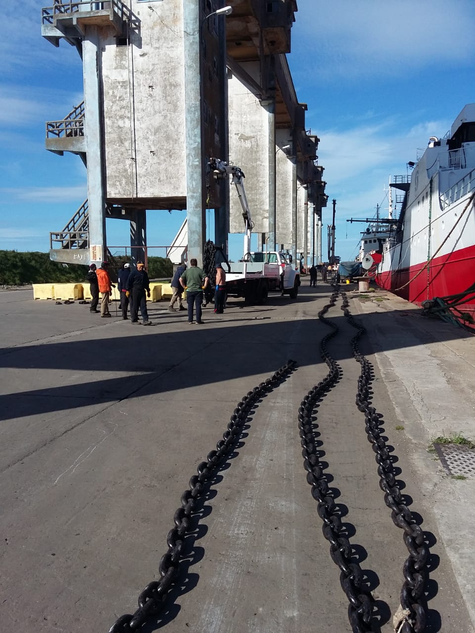 anchor chains for marine project applications