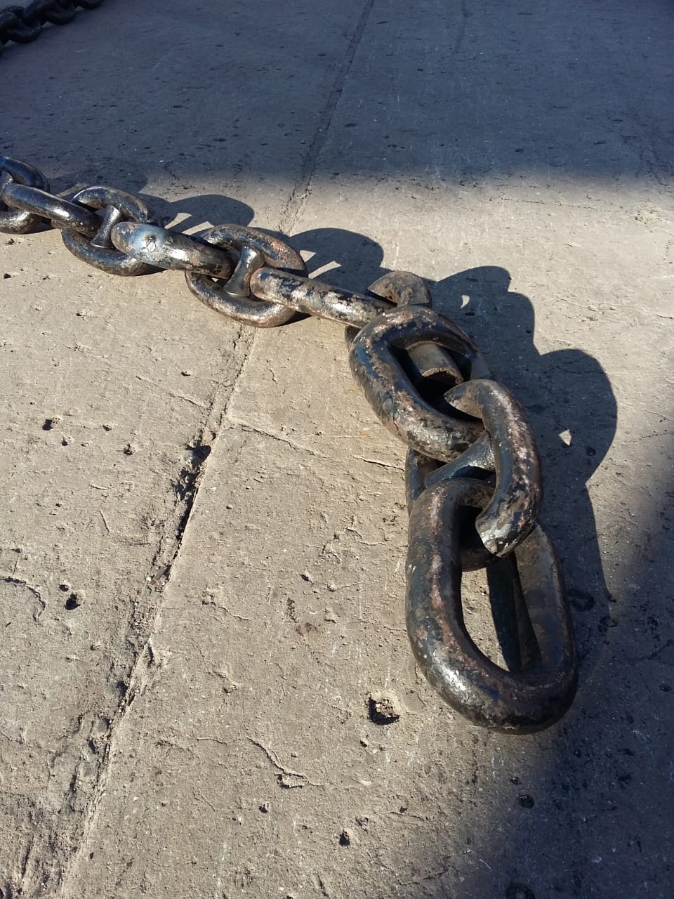 Ship Chains exported to Argentina - YT Marine Fender