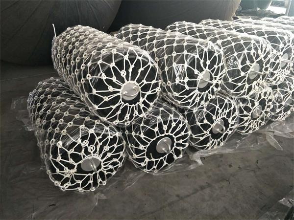 foam filled fenders with rope nets for small boats