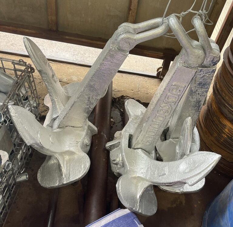 150 kg Hall type stockless anchor for Malaysia client