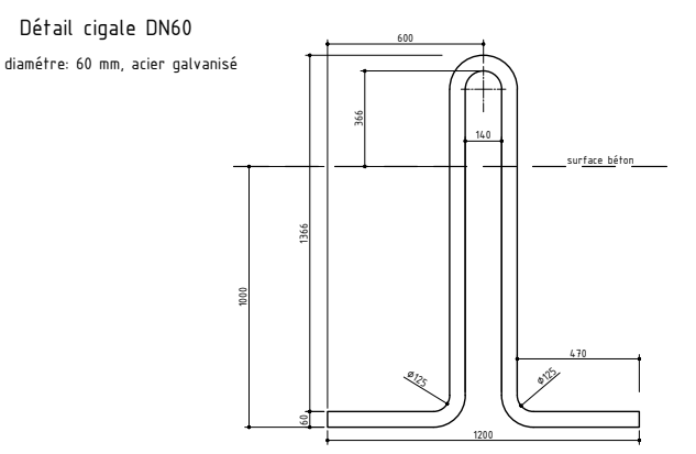 Custom U-ring manufactured according to client drawing