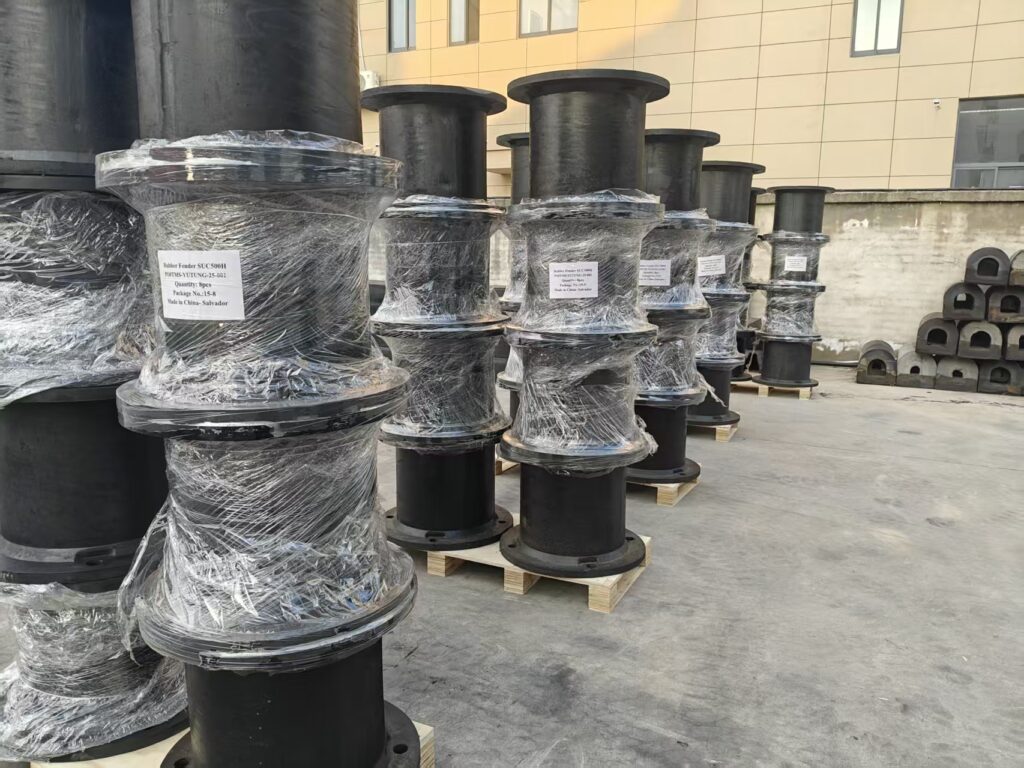 Marine rubber fender production inspection