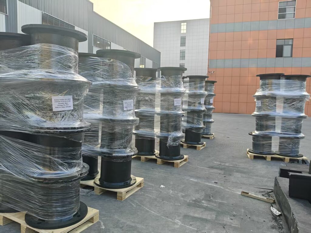 Quality inspection photos for square and cell rubber fenders