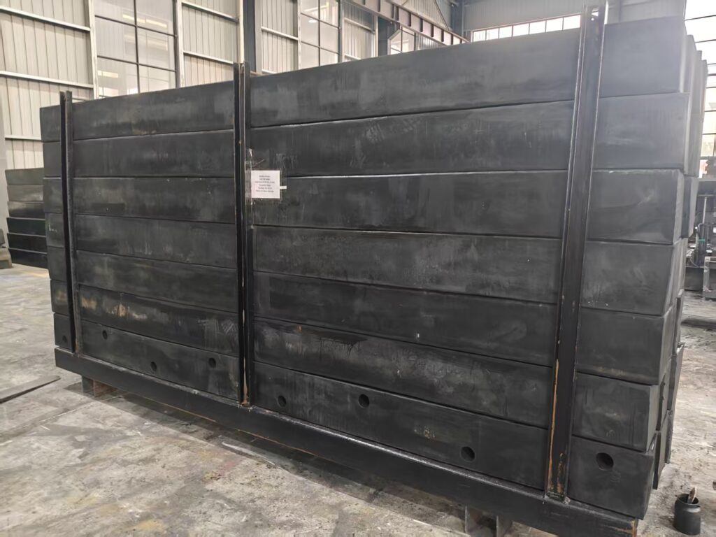 Custom square rubber fenders