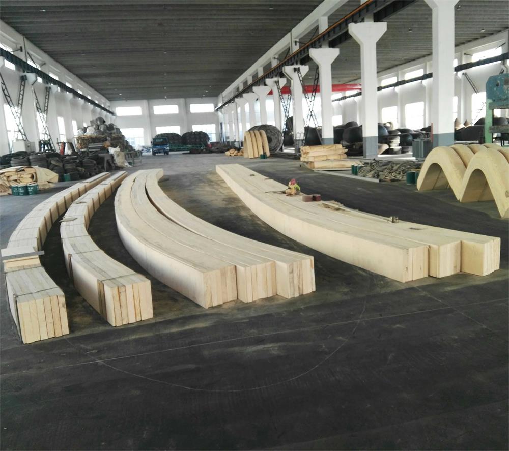 Suitable EVA foam density selected and pre-shaped for custom marine fender production