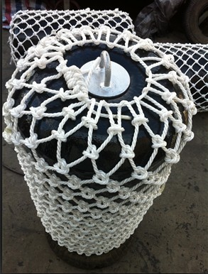 Custom EVA boat fender with net cover for yacht and small boat protection