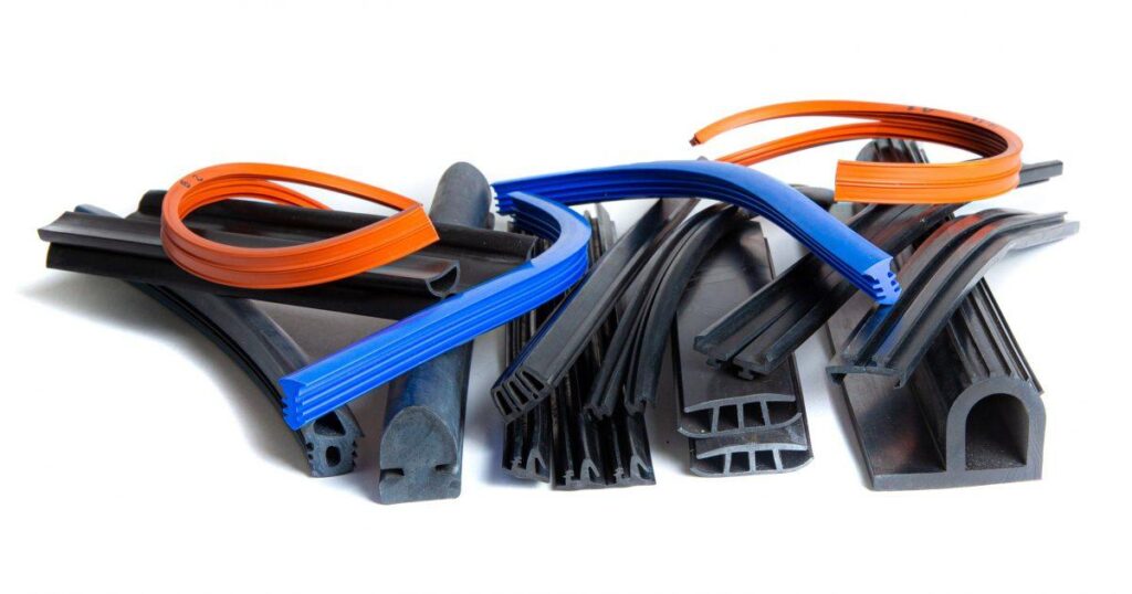 Rubber extrusions and custom rubber profiles for sealing and protection applications