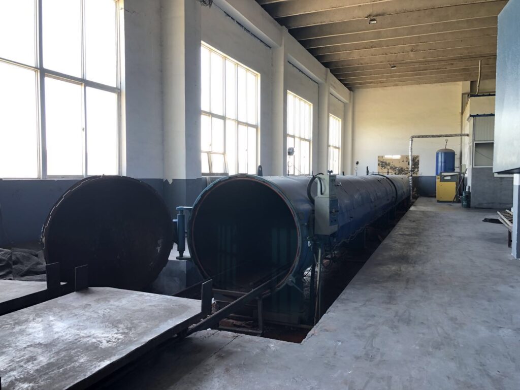 Vulcanization equipment used in ship launch airbag manufacturing process