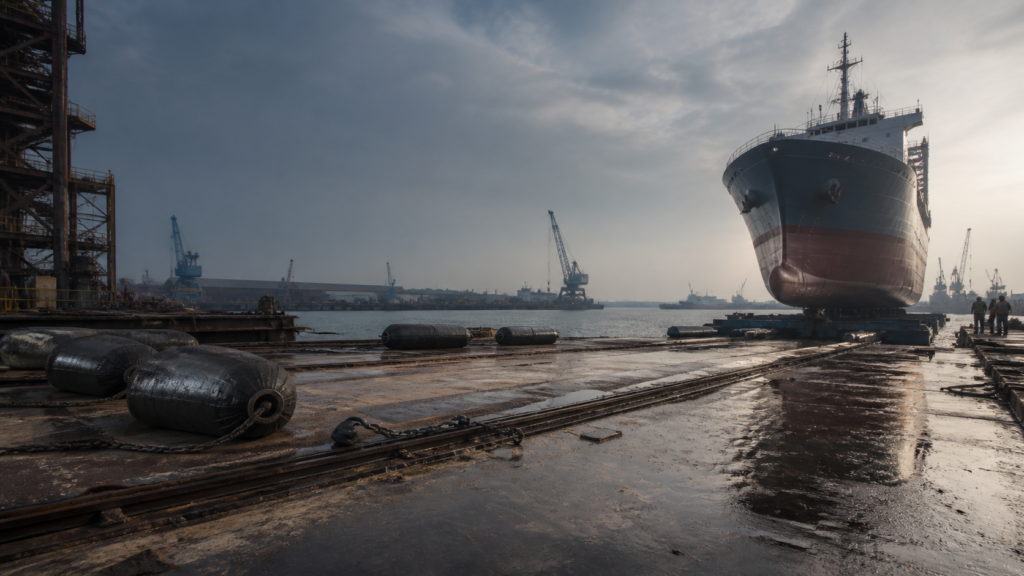 shipyard repair yard rubber products hero