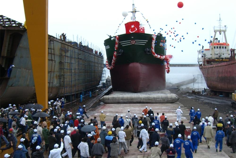 Shipyard and repair yard rubber products for marine applications