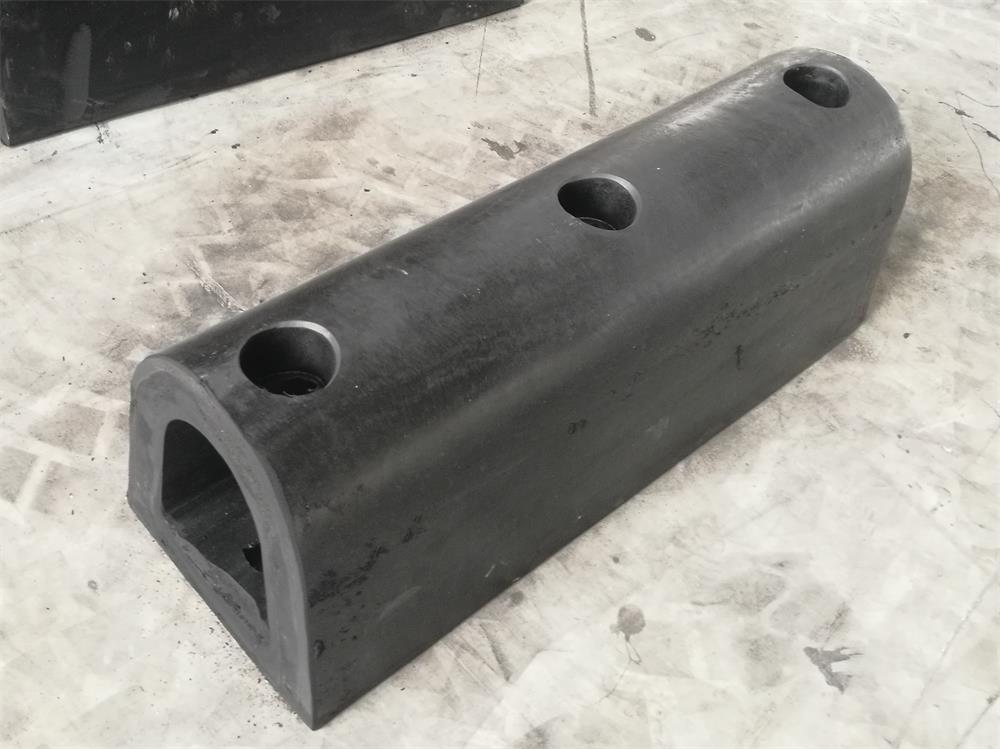 beveled d type rubber fender profile