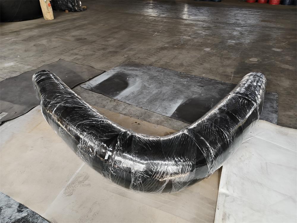 Custom EVA SPUA boat bow fender finished with protective wrapping