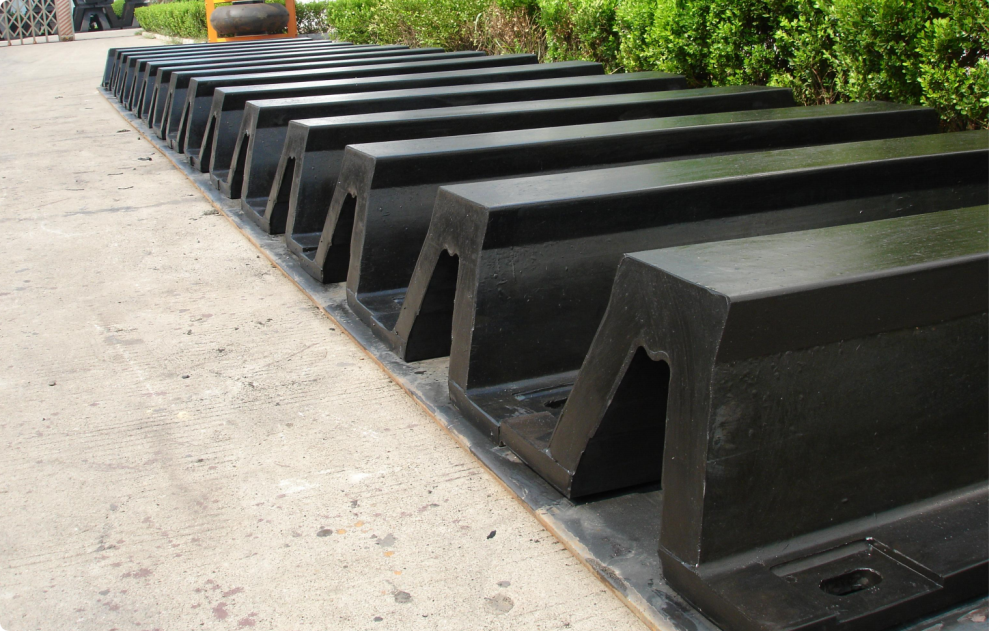 SA type arch rubber fender profile for bridge pier protection