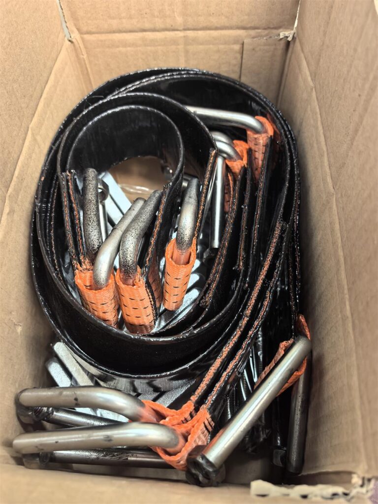 SPUA coated fixing straps for EVA boat bow fender